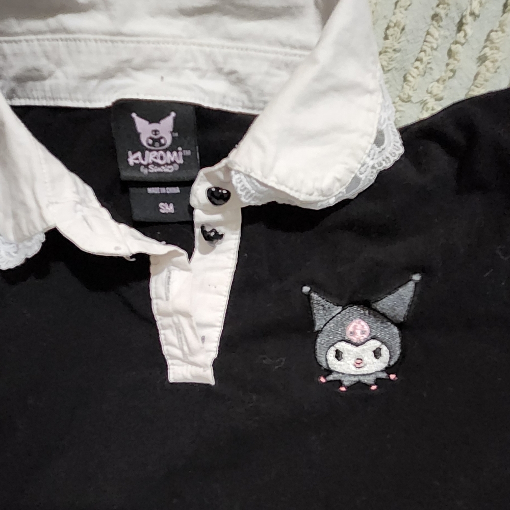 Kuromi Lace Collar Blouse - Picture 2 of 3